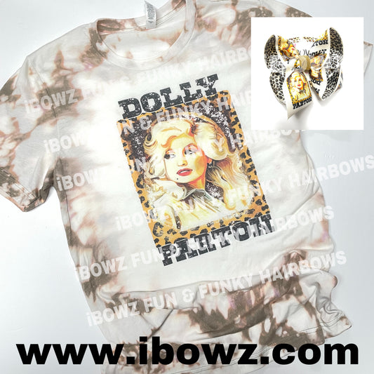 Dolly Inspired Working 9 *2 * 5 Boutique Tee & Hairbow ~ We will Miss you Dolly!! Choose the Combo or Bow only or Tee only