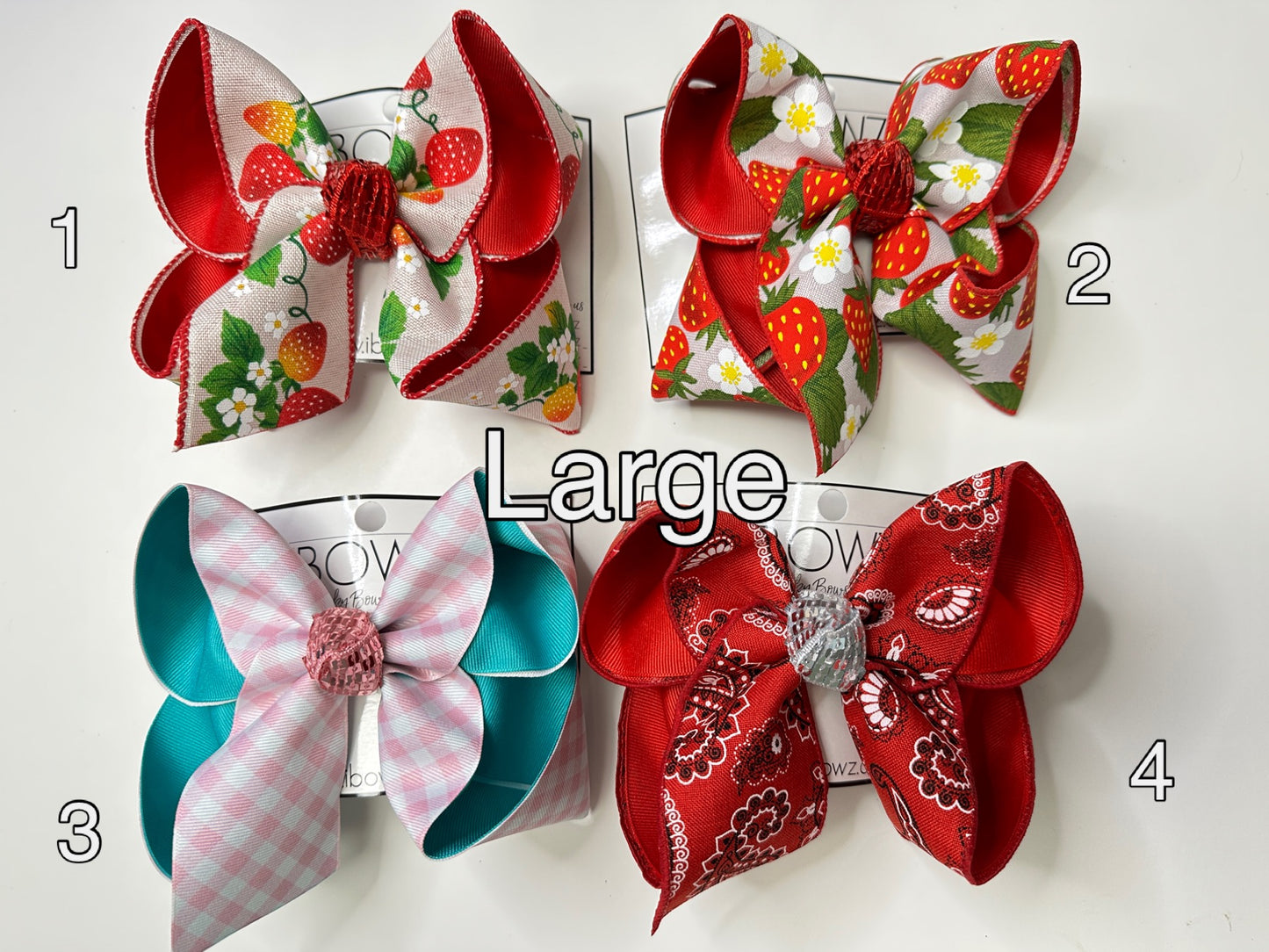 RTS- Ready 2 Ship Bows - LARGE 6" hair bow