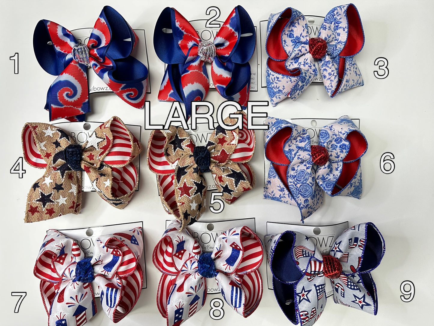 RTS- Ready 2 Ship Bows - LARGE 6" hair bow