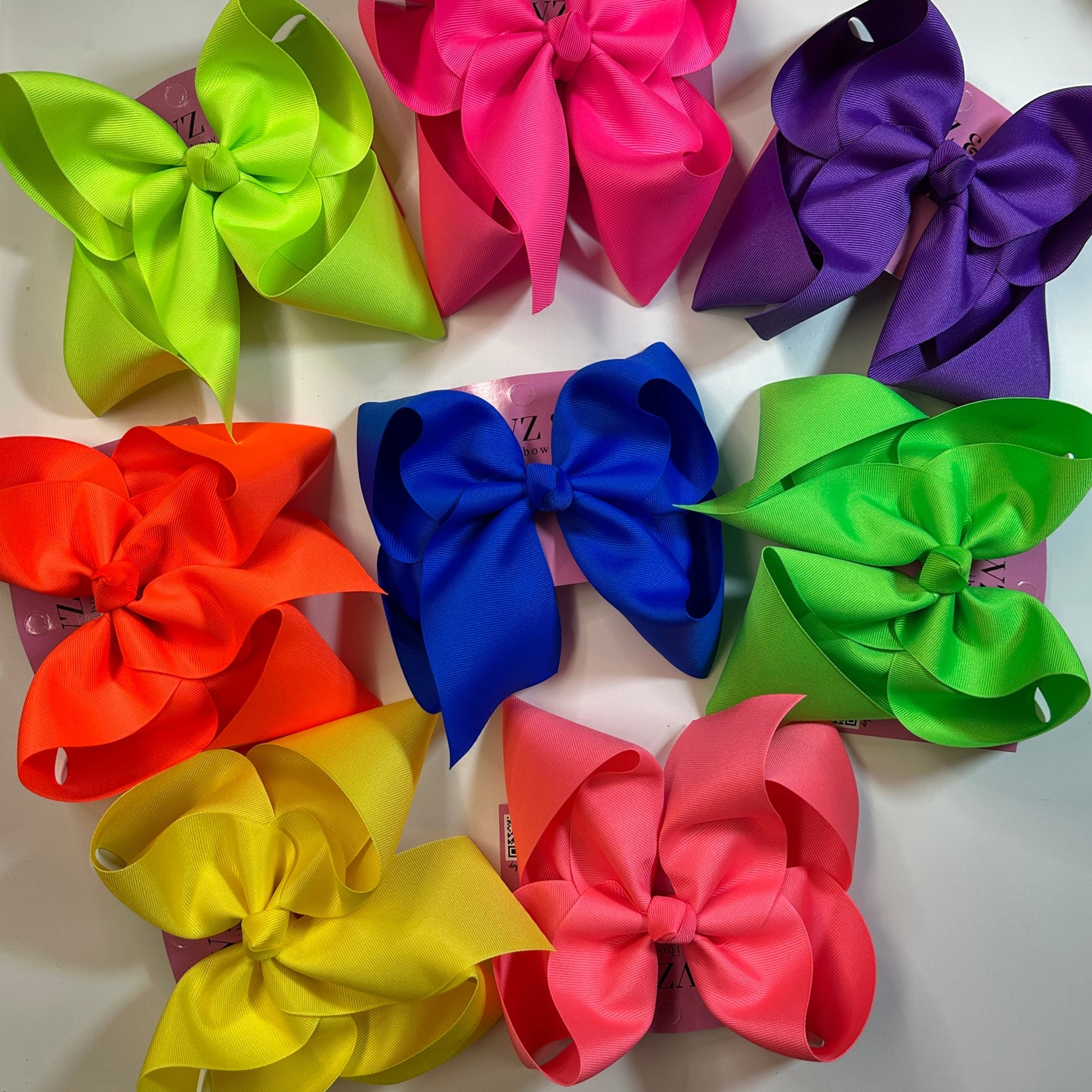 Neon Solid Color Bundle | Solid Grosgrain hairbows |Bundle and Save $$