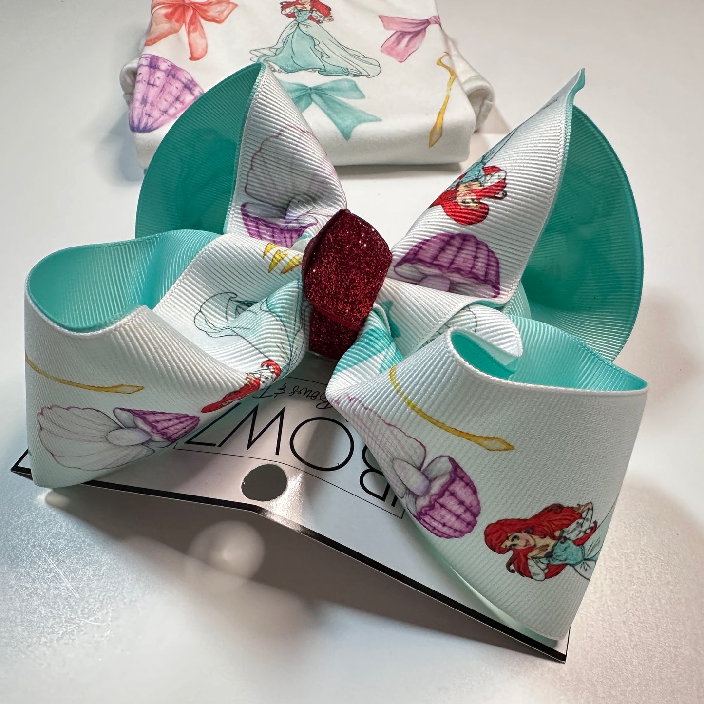 Choose your Disney Princess T- Shirt & Matching Hairbow ~ Disney Inspired Custom OOAK Exclusive Design