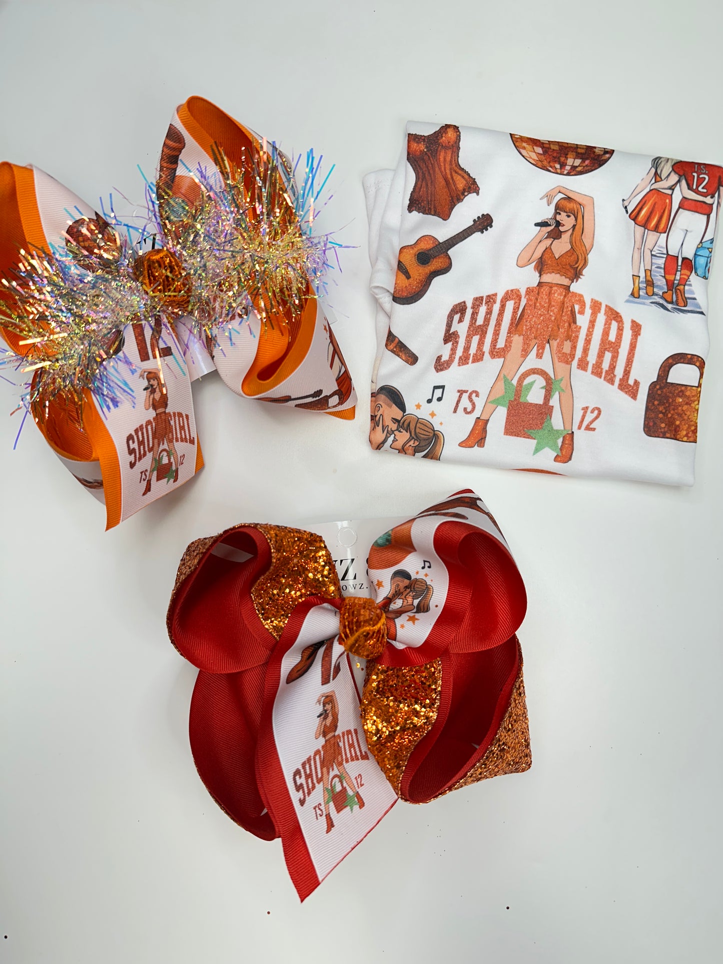 TS Show Girl Inspired Hairbow + Matching Tee~ Exclusively at iBOWZ