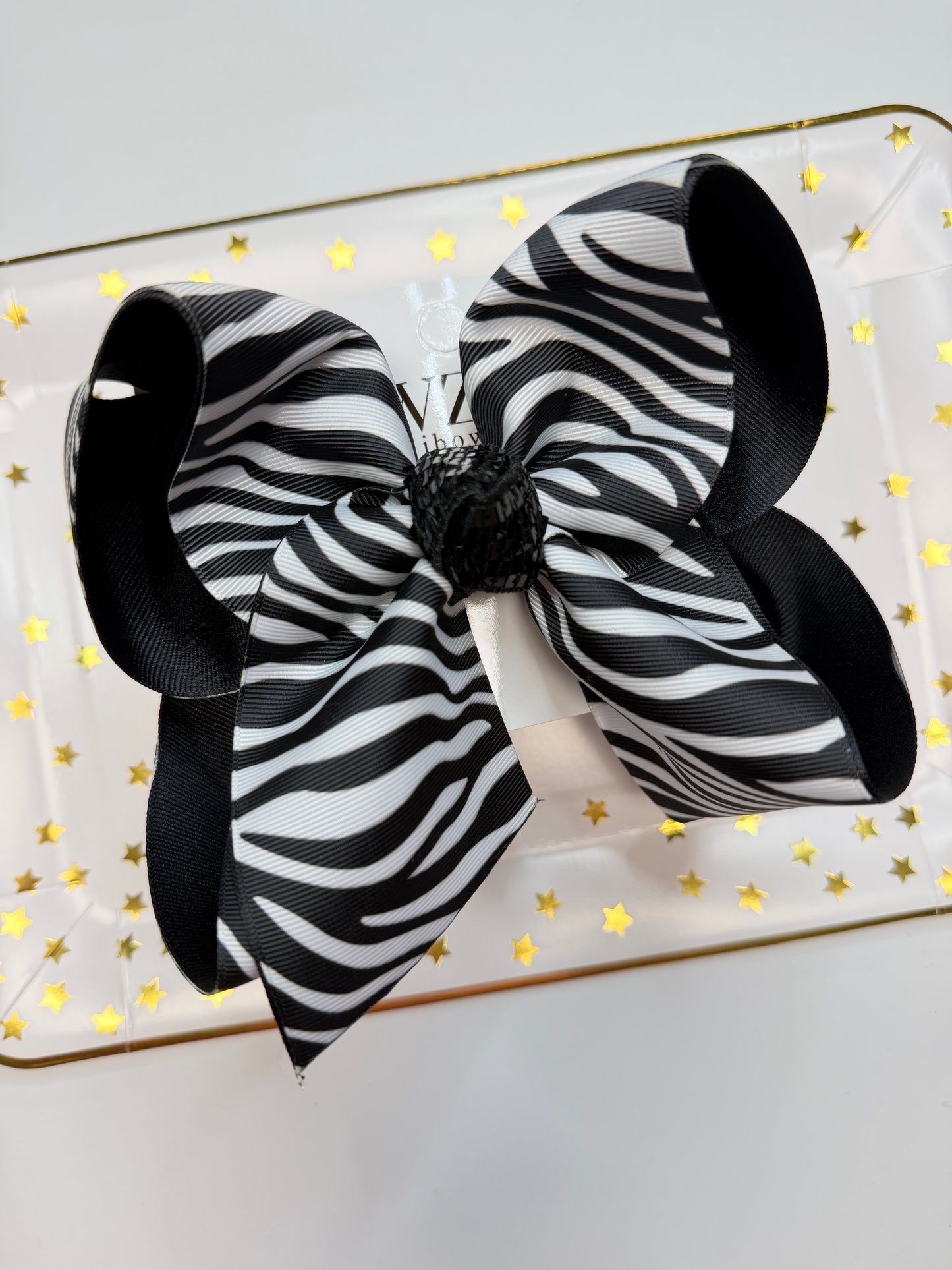 Zebra Animal Print Fun Hairbow ~ The Perfect Little Girls Hair bow for all outfits and Holidays