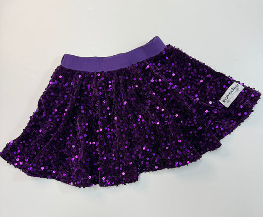 Preorder - New Boutique Purple Sparkly Sequin Twirl Skirt ~Designed for your Twirl Girls who Love to Sparkle