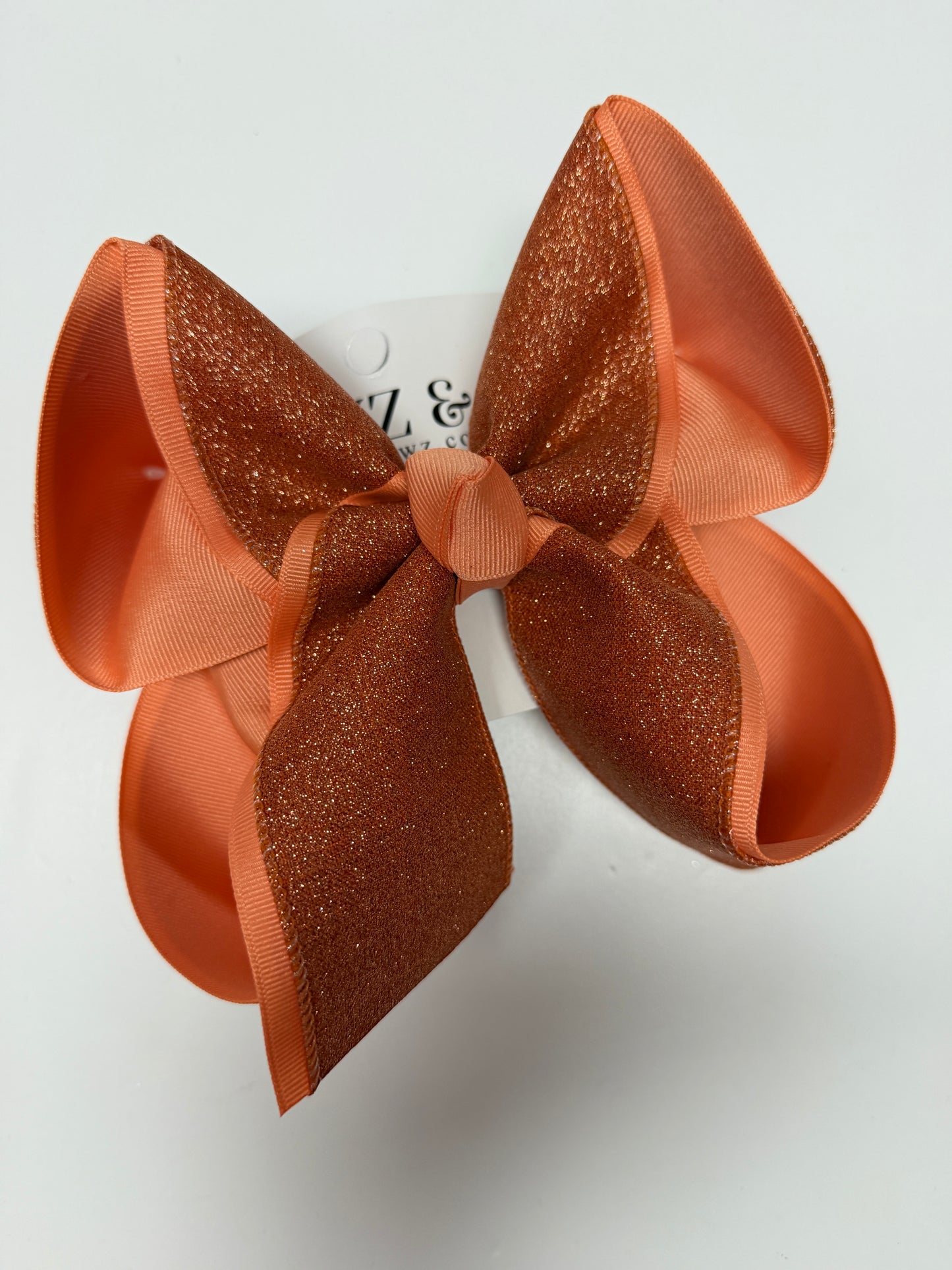 New Orange Sparkle Glitter Fun iBOWZ~ Choose your Glitter ~ Order for a Limited Time Only