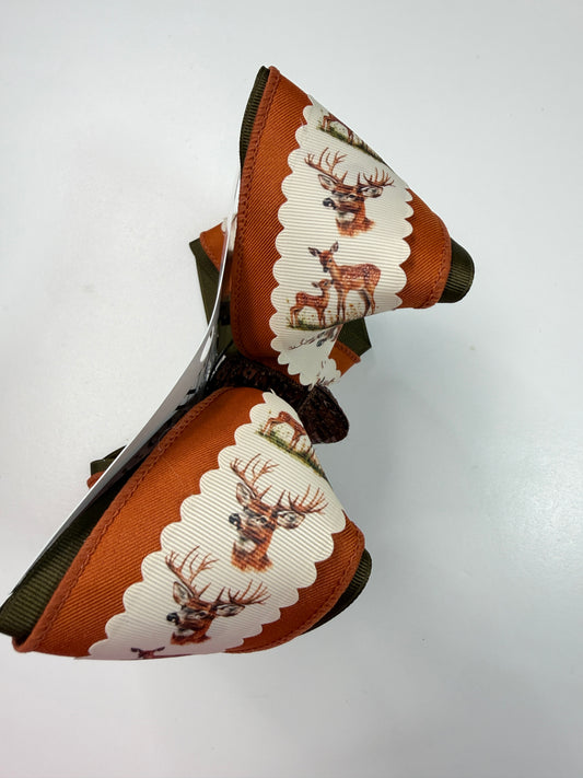 Oh Deer !! Triple Layer Fun bow ~ Perfect for the Deer Lovers