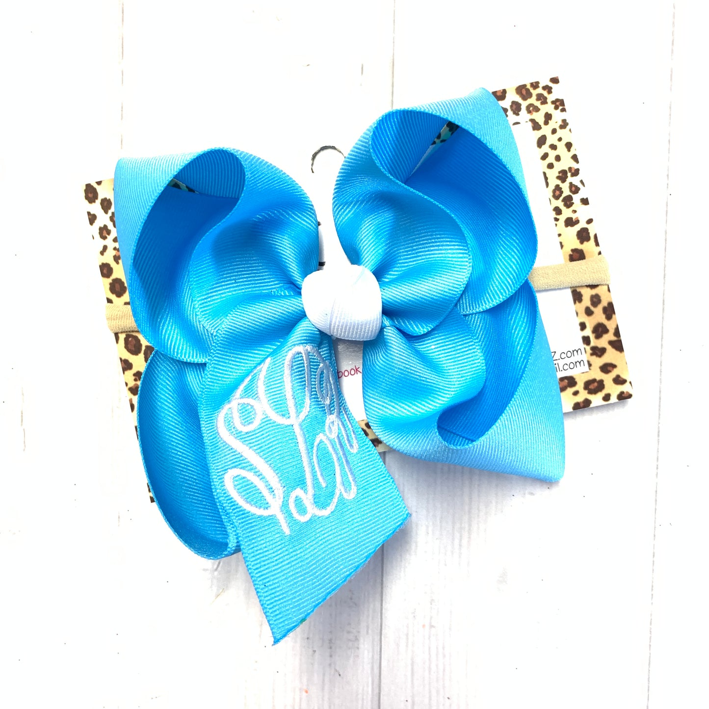 Spring & Easter Color Pastel Monogram Triple Initial Monogram Hairbows ~ Choose your bow color or bundle them all ~ ibowz fun & funky hair bows