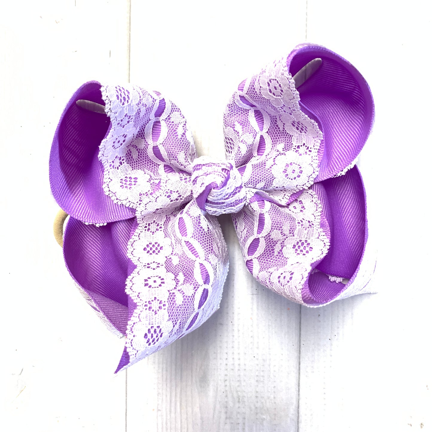 Spring Lace bows ~ Choose your bow color~ iBOWZ Fun & Funky Hairbow