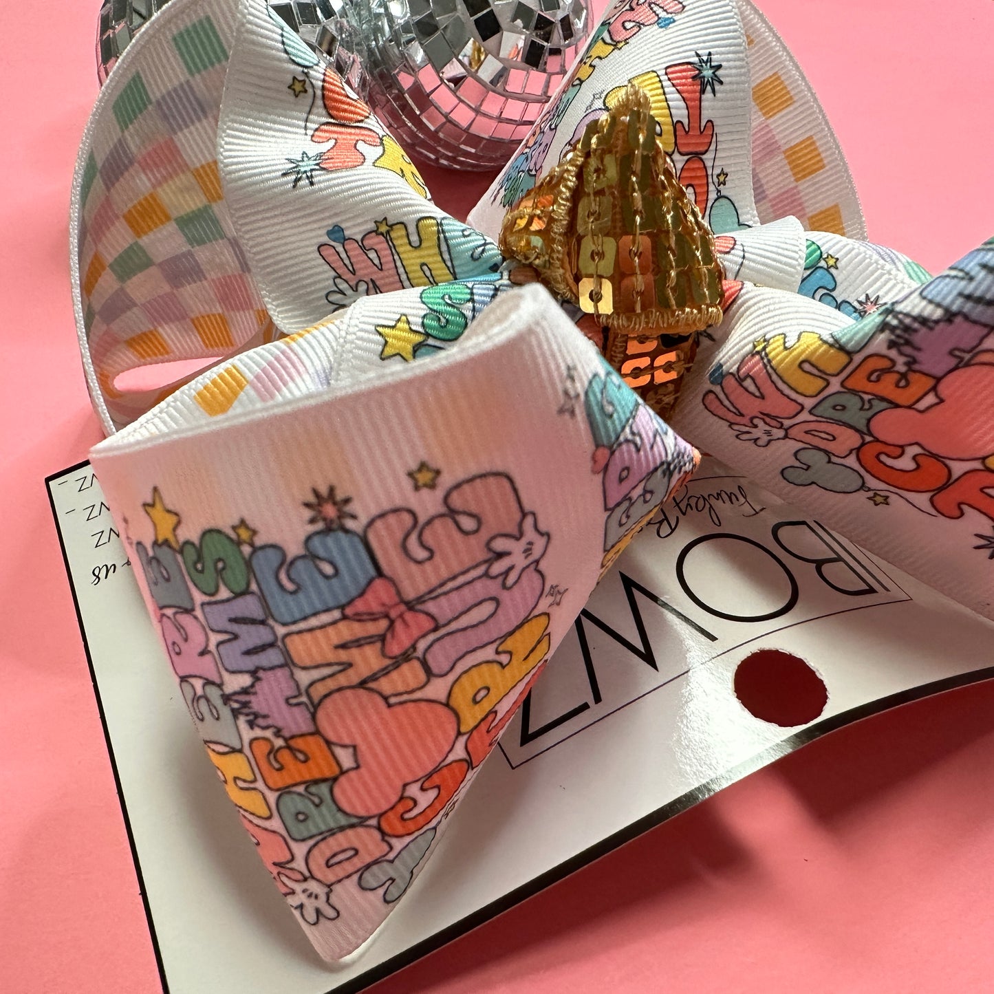 Where Dreams Come True Disney Enthusiast Shirt & Hair bow Combo ~ Custom OOAK Exclusive Design by iBOWZ Fun & Funky Hairbows