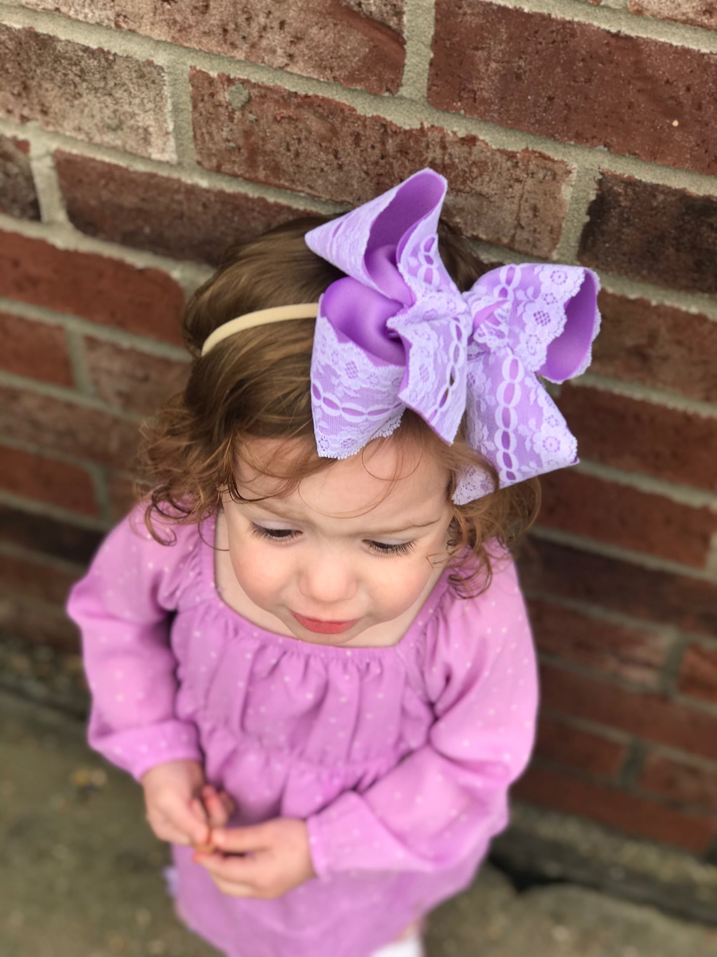 Spring Lace bows ~ Choose your bow color~ iBOWZ Fun & Funky Hairbow