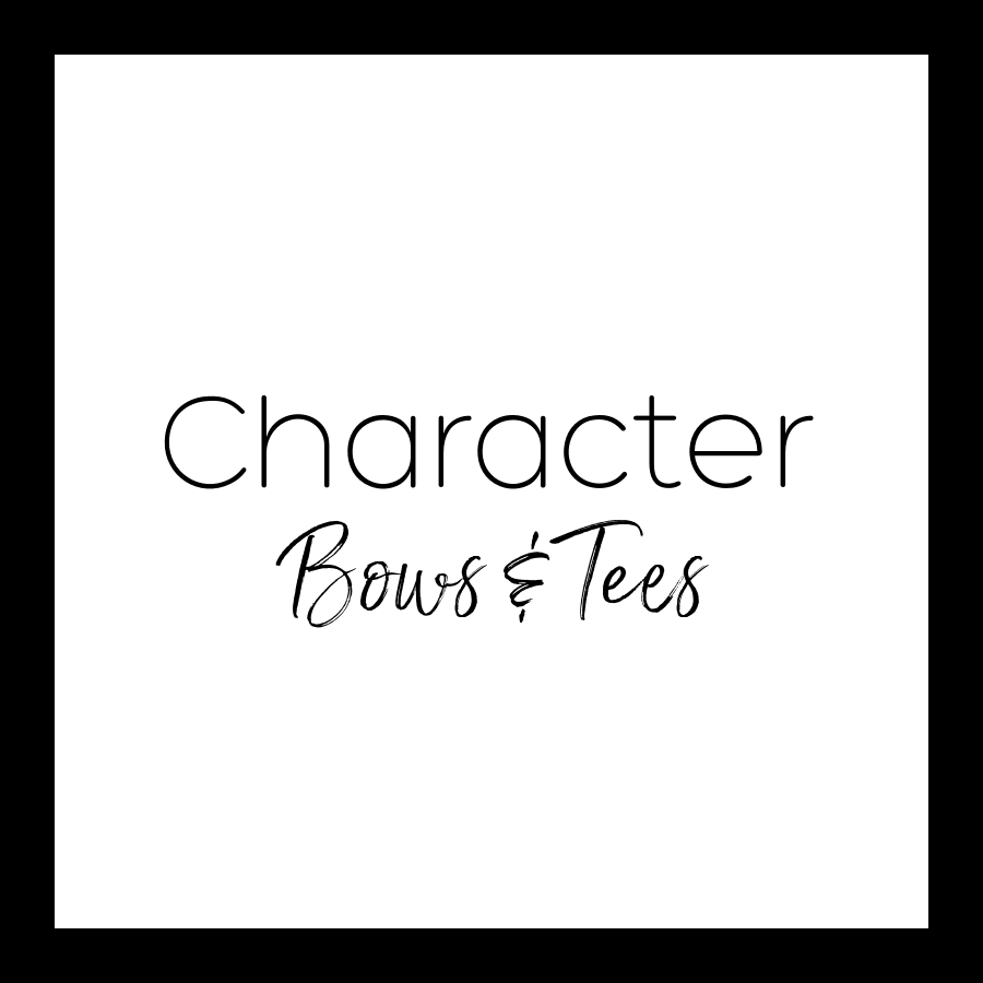 Character bows & tees