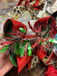 Classic Christmas Fun Bow - Choose Tinsel or No Tinsel