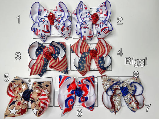 RTS- Ready 2 Ship Bows -  BIGGIE 5"  hair bow