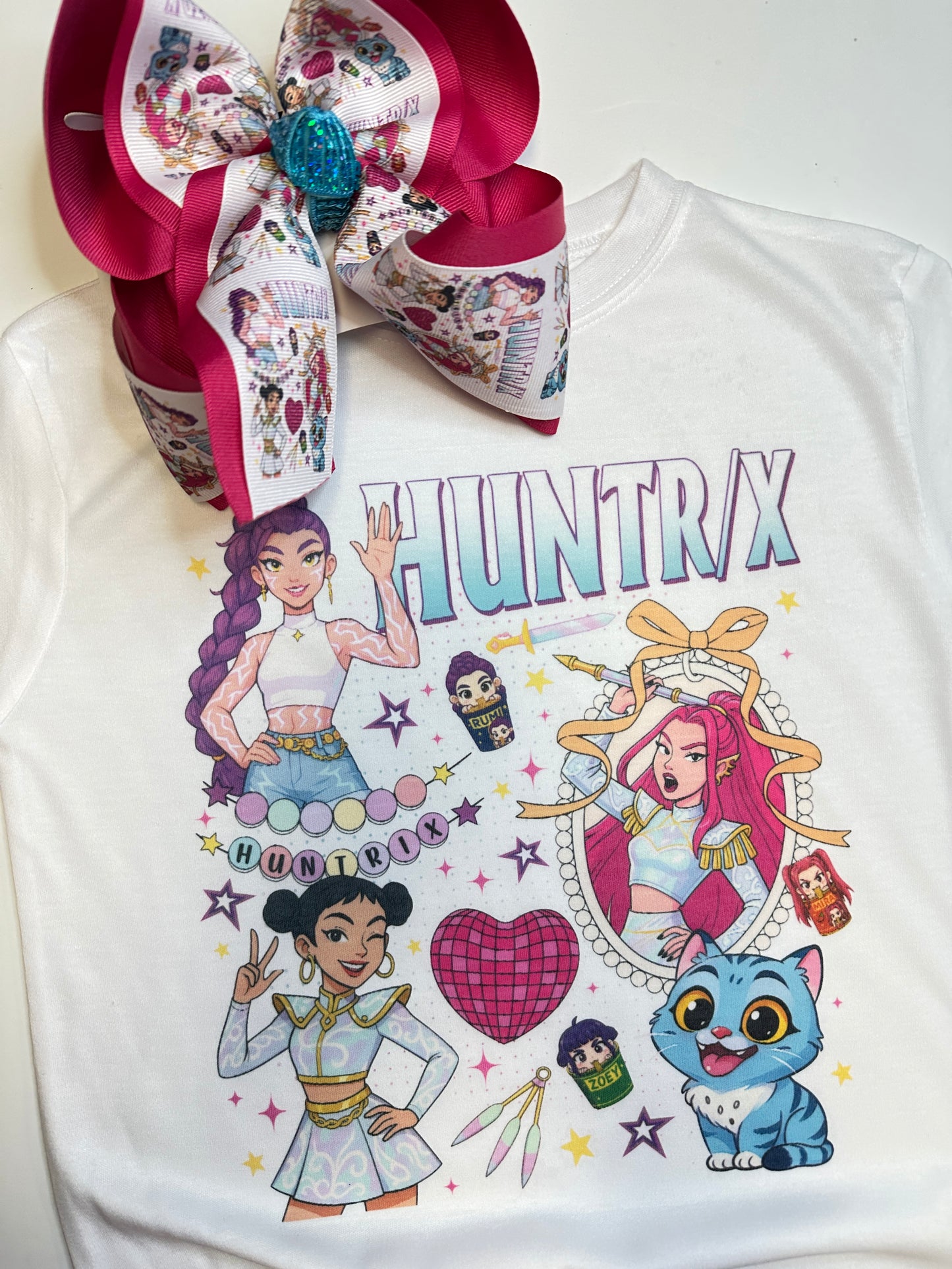 New Trendy Fun Inspired Hairbow + Matching Tee~ Exclusively at iBOWZ