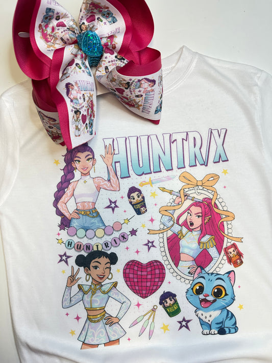 New Trendy Fun Inspired Hairbow + Matching Tee~ Exclusively at iBOWZ