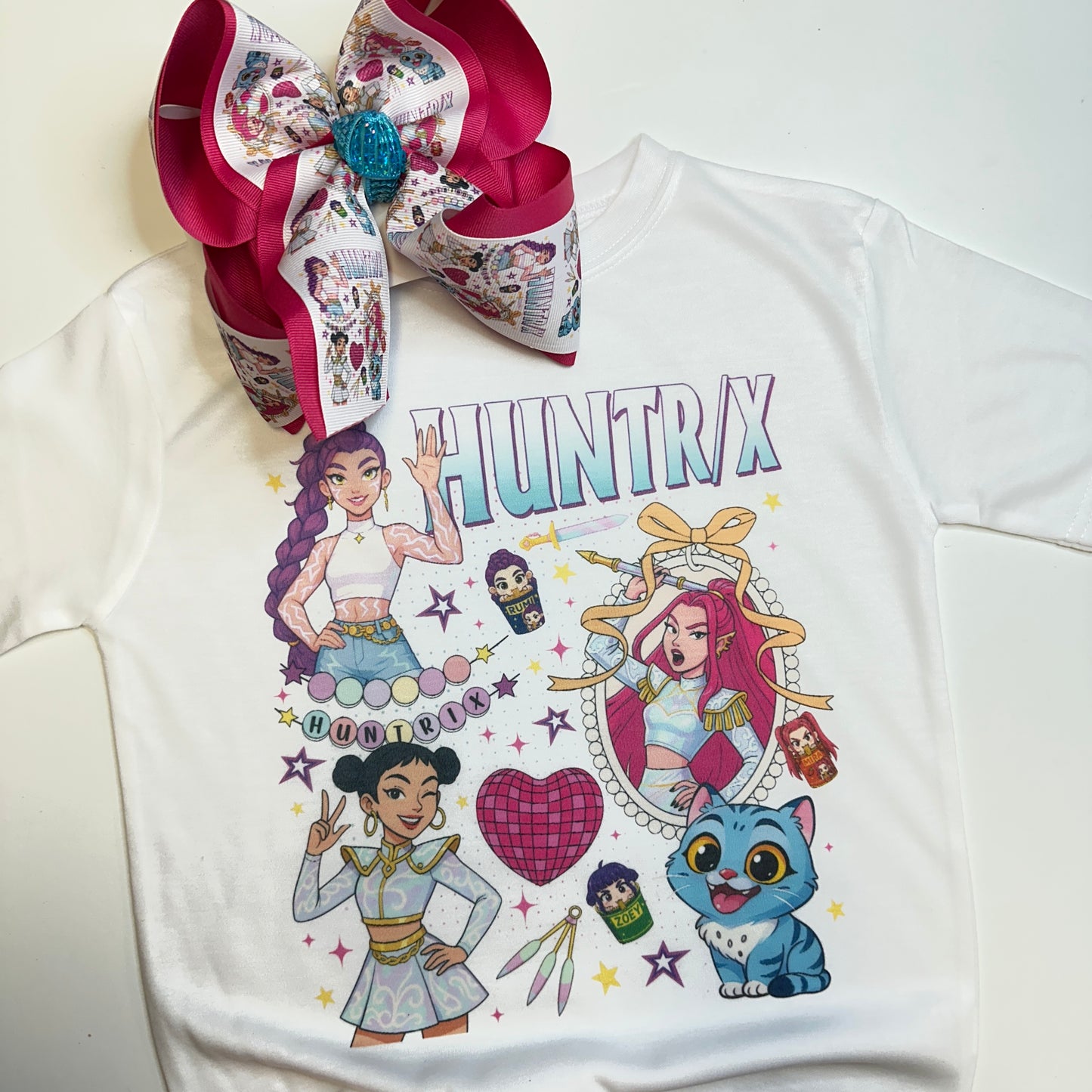 New Trendy Fun Inspired Hairbow + Matching Tee~ Exclusively at iBOWZ