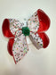 Christmas Confetti Fun  Hairbow for your Girls Southern bow