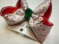 Christmas Confetti Fun  Hairbow for your Girls Southern bow