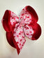 Christmas Santa Claus Pink & Red  Fun Hairbow for your Girls Southern bow