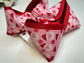Christmas Santa Claus Pink & Red  Fun Hairbow for your Girls Southern bow