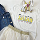 School Pencil Custom Personalized Name Tee and Matching Hair bow Combo ~ Super cute for school time~  Exclusive iBOWZ design