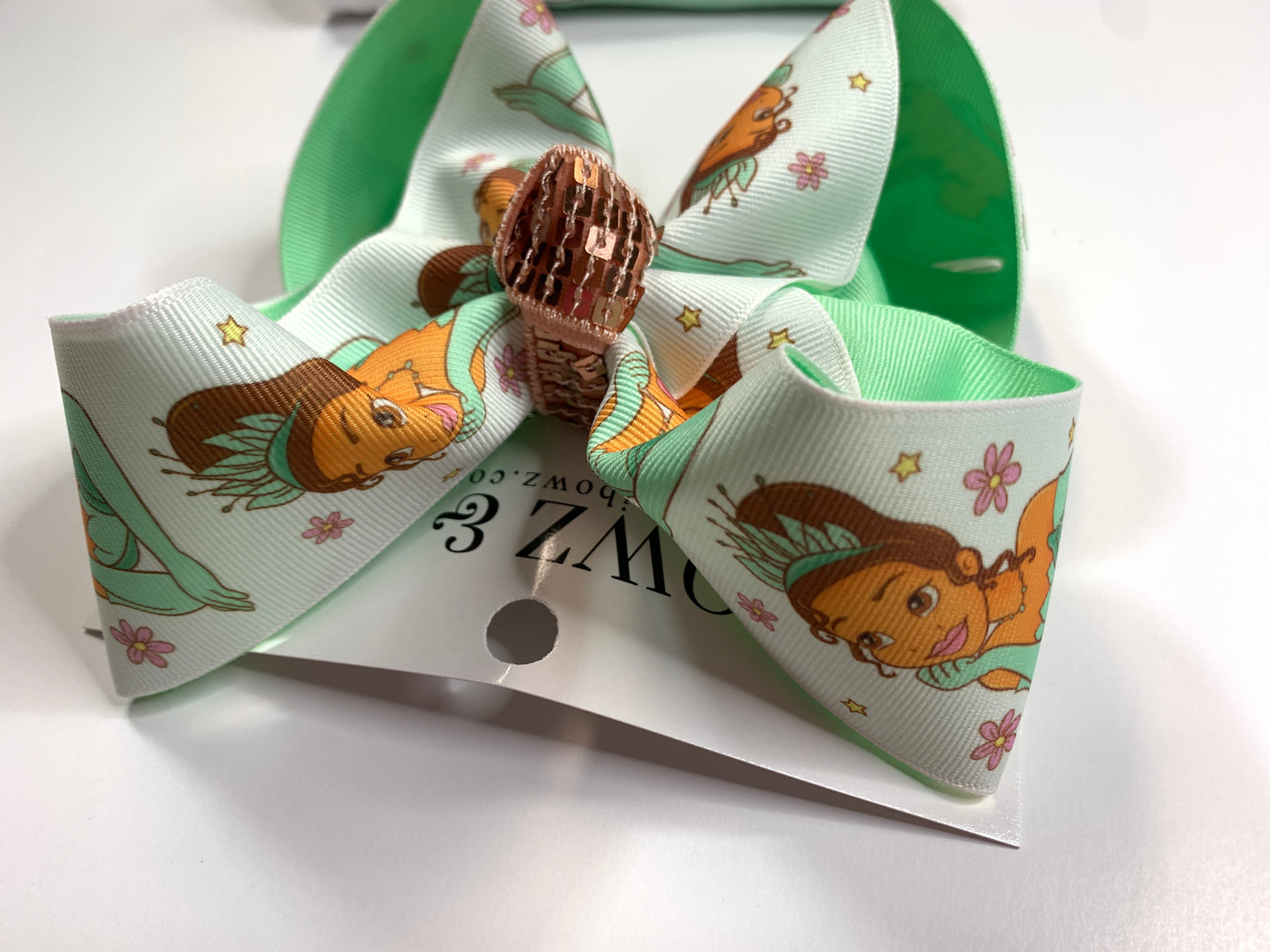 Princess Tiana OOAK HairBow and Matching Tee Combo ~ Choose Combo, Bow or Tee ~ Perfect for your Princess loving Little Girls