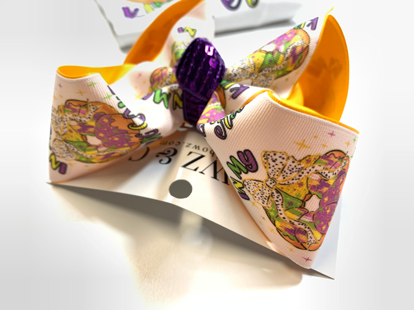 Mardi Gras " In my King Cake Era"  Tee Shirt  & Matching Hair bow  ~Choose Combo, Bow Only or Tee Shirt Only