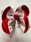 Personalized Crochet Girly Reindeer Christmas Design HairBow & T-shirt ~  Limited Time Only