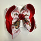 Personalized Crochet Girly Reindeer Christmas Design HairBow & T-shirt ~  Limited Time Only