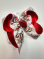 Vintage Personalized Coquette Bow with Girls Name &  Cute Christmas Decor Design HairBow & T-shirt ~  Limited Time Only