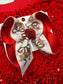 Vintage Personalized Coquette Bow with Girls Name &  Cute Christmas Decor Design HairBow & T-shirt ~  Limited Time Only