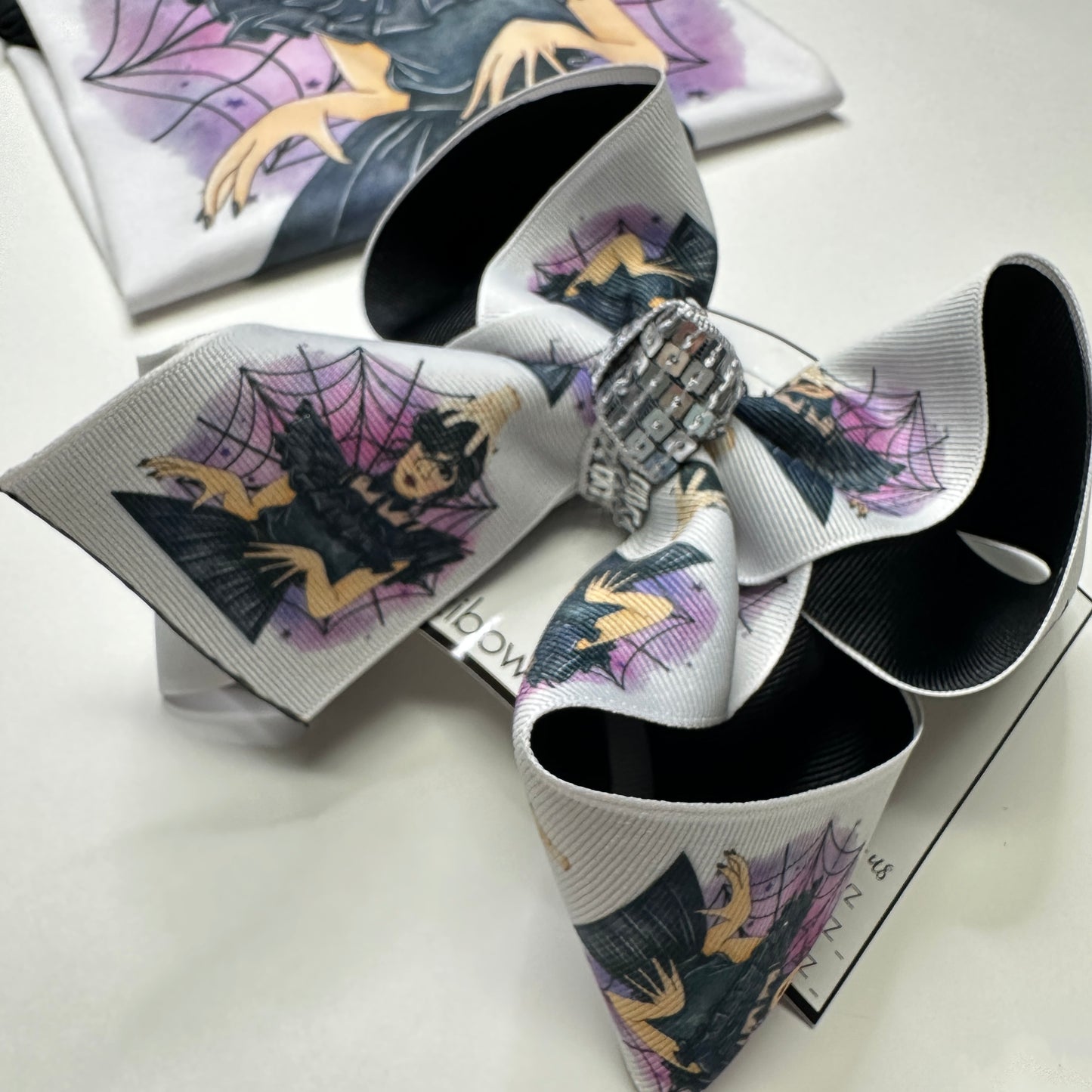 Wednesday Inspired Tee and Matching Hair bow Combo