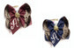 Monogram Leopard Bow ~ Choose your Top Ribbon Color ~ All bow sizes available |  The Perfect School bow for your Girls