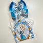 Princess Elsa  OOAK HairBow and Matching Tee Combo ~ Choose Combo, Bow or Tee ~ Perfect for your Princess loving Little Girls