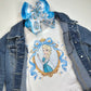 Princess Elsa  OOAK HairBow and Matching Tee Combo ~ Choose Combo, Bow or Tee ~ Perfect for your Princess loving Little Girls