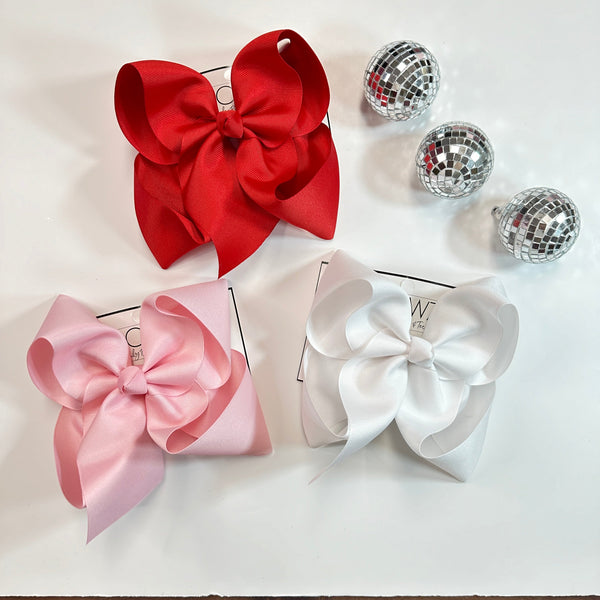 Valentines Day Must have Solid Color hairbows by iBOWZ | Bundle or Choose individual bows | Every Girl needs a BOW  in there Life- TIKTOK LISTING
