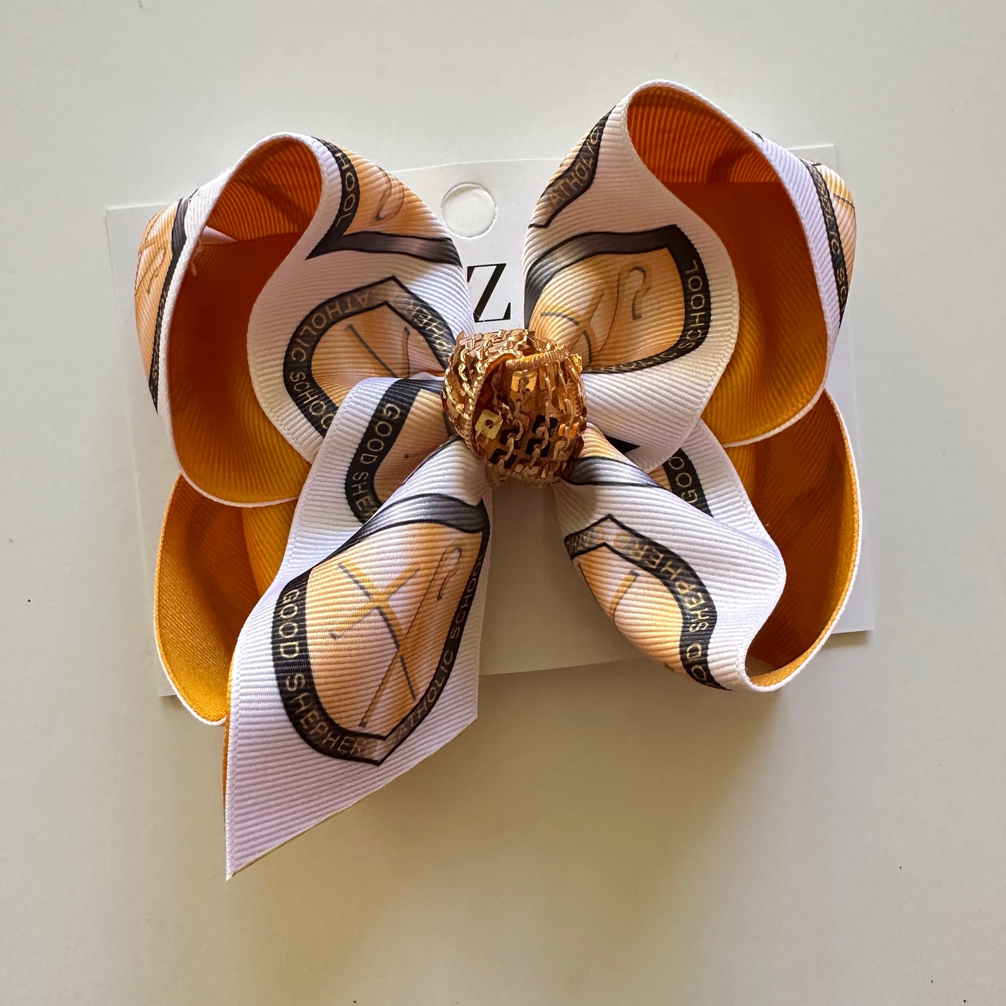 Custom School MASCOT Spirit Hairbow Preorder ~Back to school ~ by iBOWZ- Mascot only