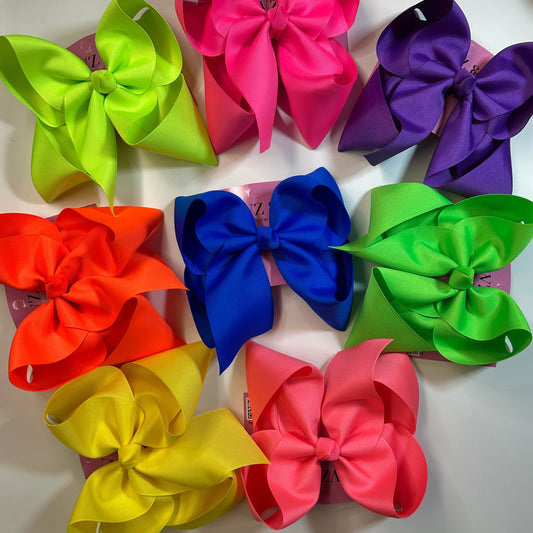 Neon  Solid Color Bundle | Solid Grosgrain hairbows |Bundle and Save $$