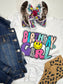 happy birthday t-shirt for girls birthday and matching birthday bow 