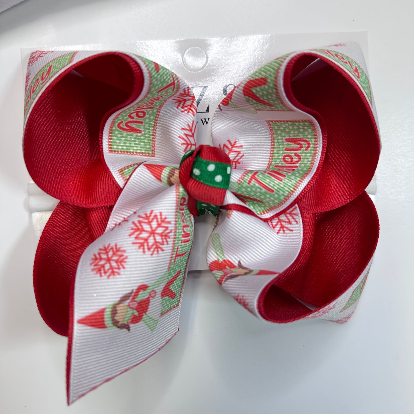 Elf on the Shelf Personalized HairBow and Matching Tee ~ Choose Bow, Tee, or Combo ~ Perfect for all your Christmas Activities
