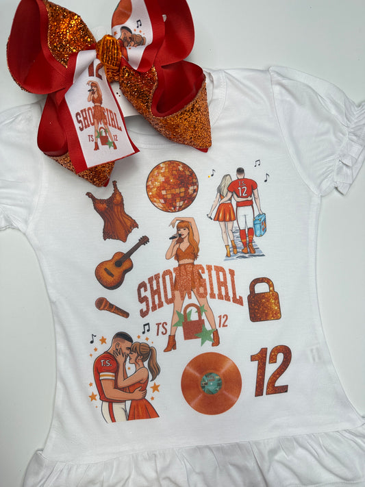 TS Show Girl Inspired Hairbow + Matching Tee~ Exclusively at iBOWZ
