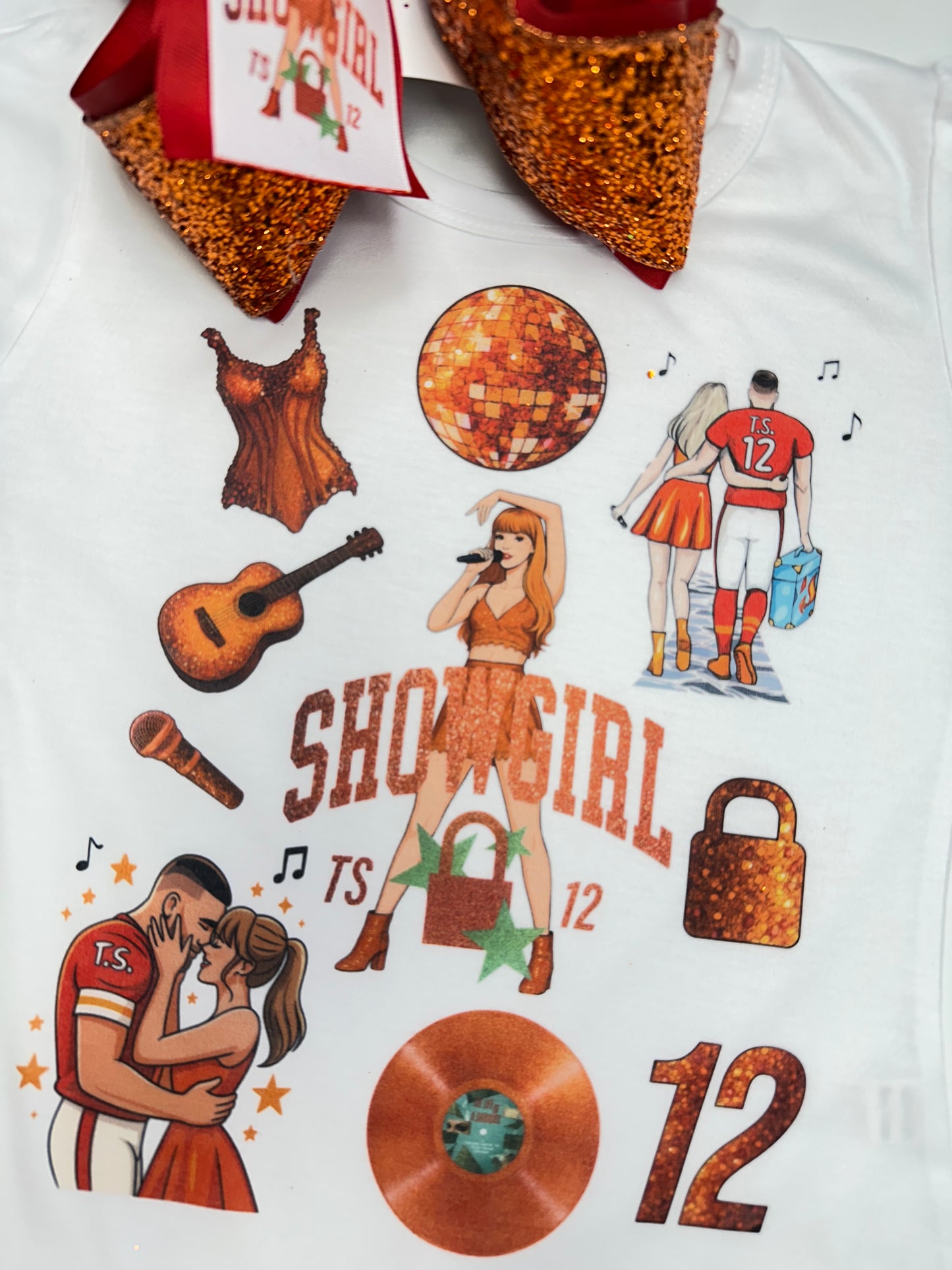 TS Show Girl Inspired Hairbow + Matching Tee~ Exclusively at iBOWZ