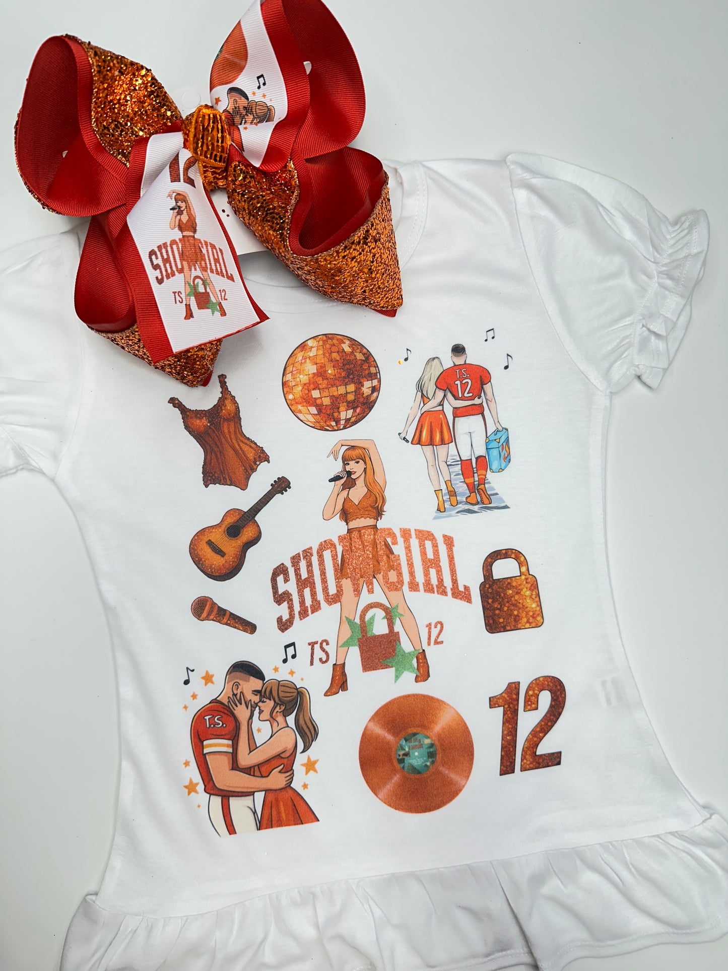 TS Show Girl Inspired Hairbow + Matching Tee~ Exclusively at iBOWZ