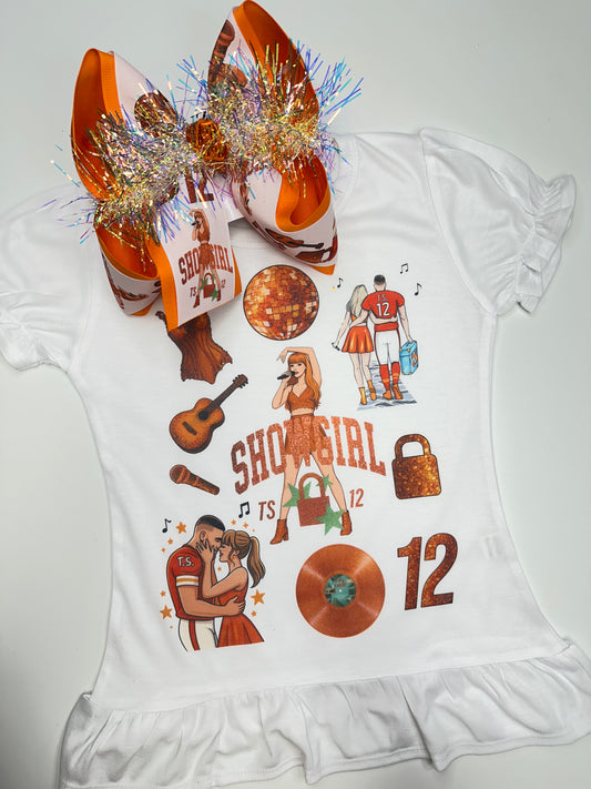 TS Show Girl Inspired Hairbow + Matching Tee~ Exclusively at iBOWZ