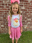 Vintage Pink Santa ~ One of Our Best Sellers ~  The Pink Santa Tee & Matching Hairbow Combo or Bow Only or Tee Only