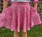 New Hot Pink Sparkly Sequin Twirl Skirt Designed for your Twirl Girls who Love to Sparkle