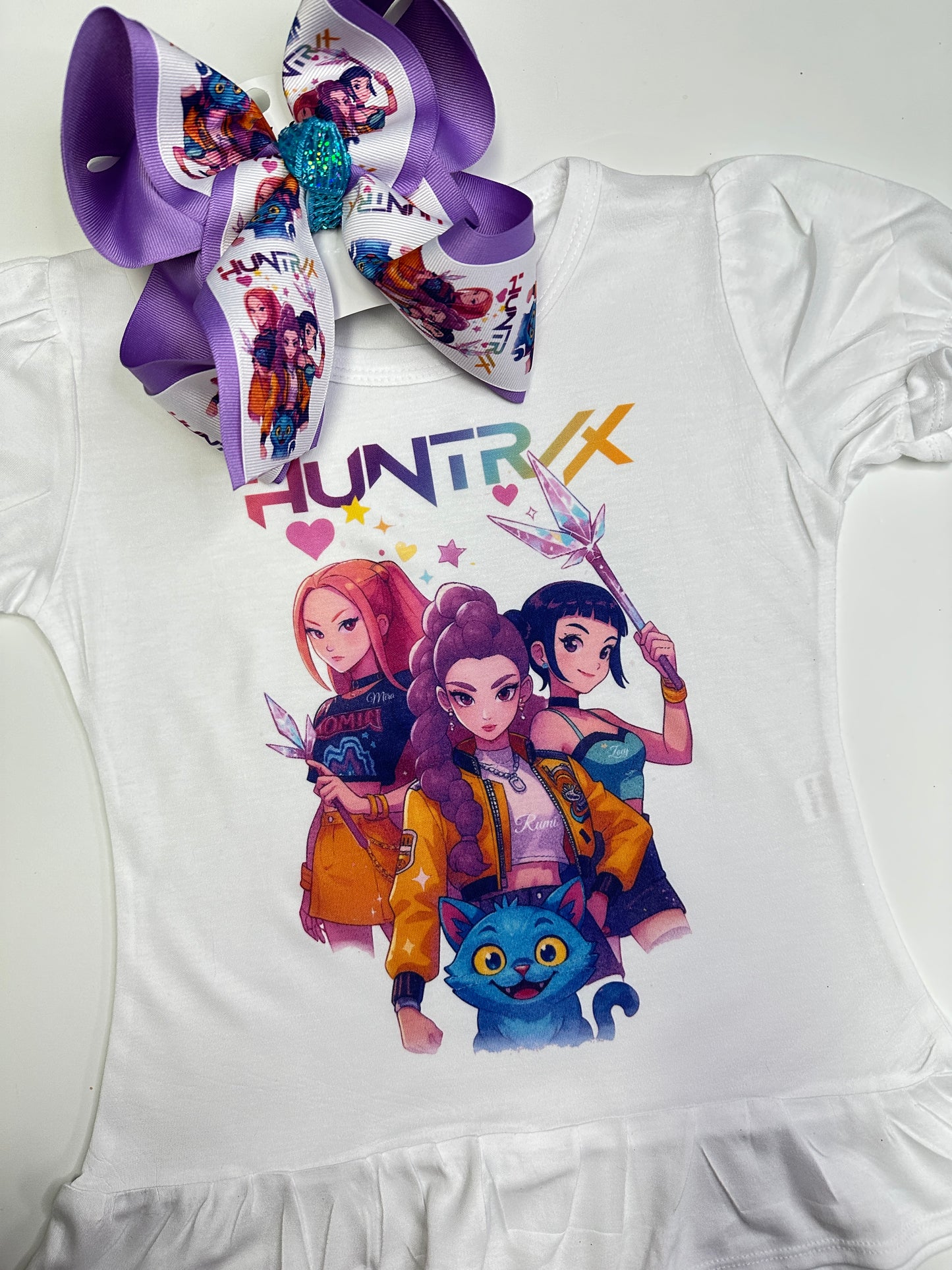 New Trendy Fun Inspired Hairbow + Matching Tee~ Exclusively at iBOWZ