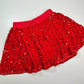 New Red Sparkly Sequin Twirl Skirt Designed for your Twirl Girls who Love to Sparkle