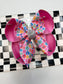 Rainbow Leopard Print Fun Hairbow ~ Colorful Girls' Hair Bow