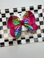 Mermaid Holographic Print Fall Hairbow ~  New Limited Edition hair bow for Girls